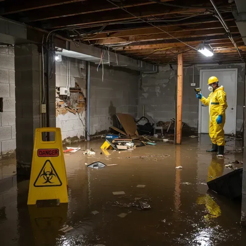 Flooded Basement Electrical Hazard in Greeley, CO Property